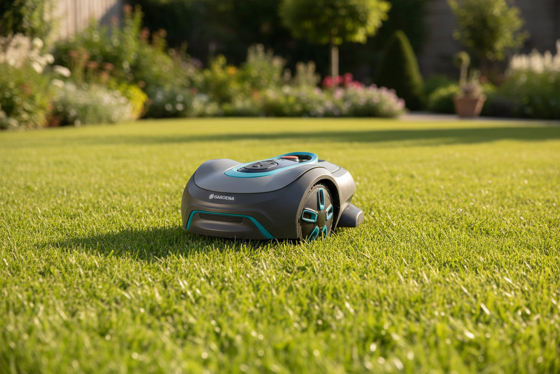 Gardena smart SILENO pro 600 Robotic Lawnmower - 600m² Auto-Mowing with LONA Navigation