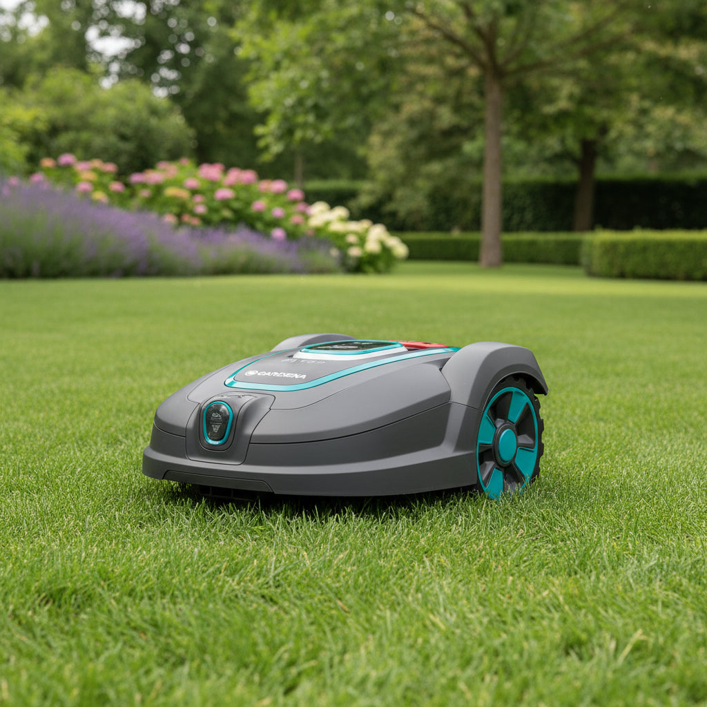 Gardena smart SILENO pro 600 Robotic Lawnmower - 600m² Auto-Mowing with LONA Navigation