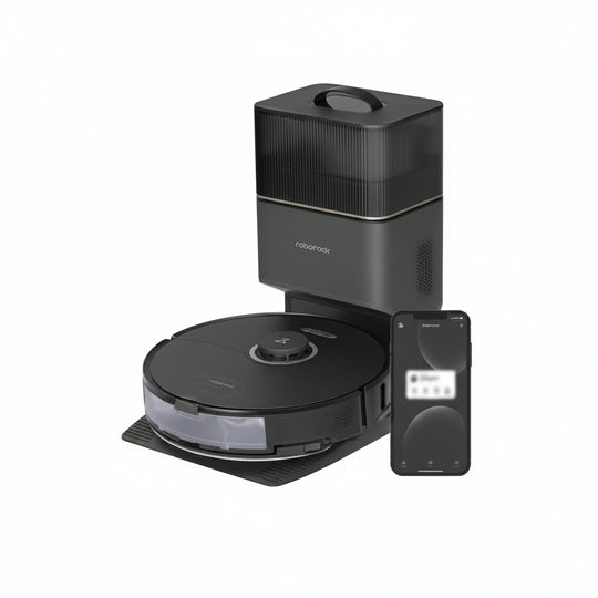 Roborock S8+ Black Saugroboter – Self-Emptying Robot Vacuum & Mop