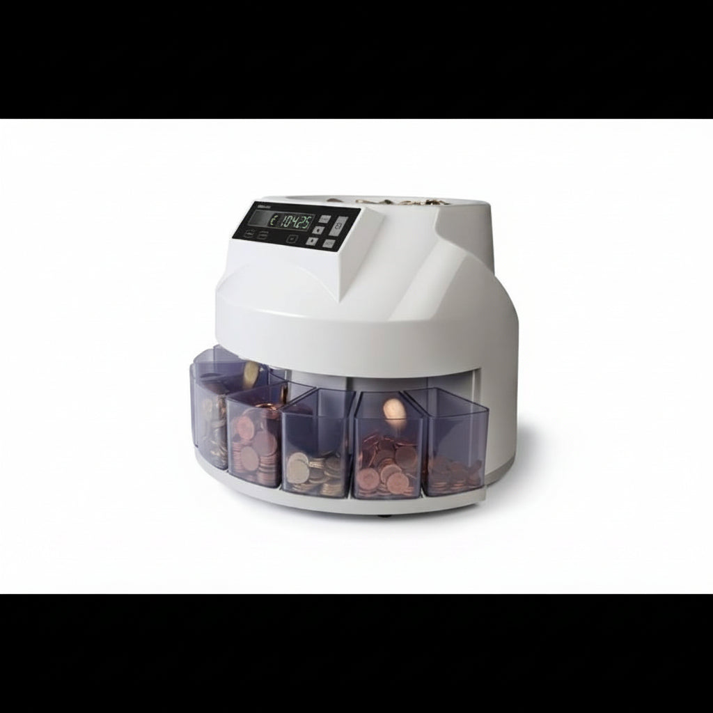 Safescan 1250 EUR Coin Counter and Sorter EUR 220 st/m
